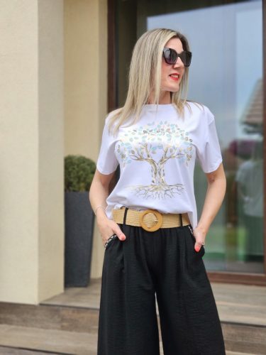 Jasmine fa mintás felső