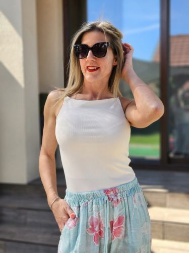 Lola fehér trikó