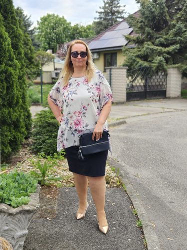 Classis Marcella virágos alkalmi ruha