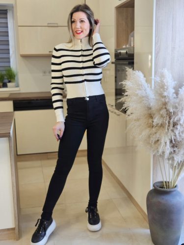 Fekete skinny farmernadrág